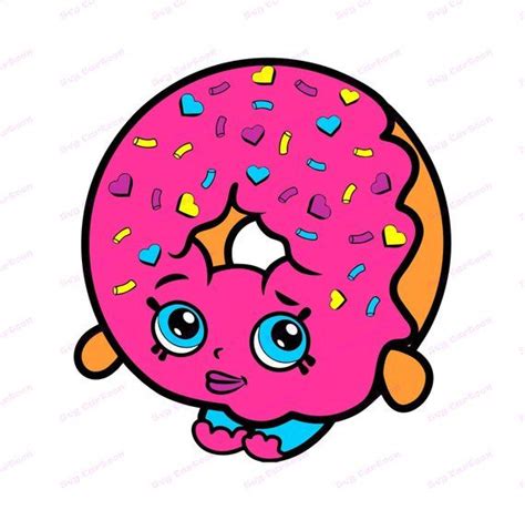 Dlish Donut Shopkins Svg Svg Dxf Cricut Silhouette Cut Shopkins