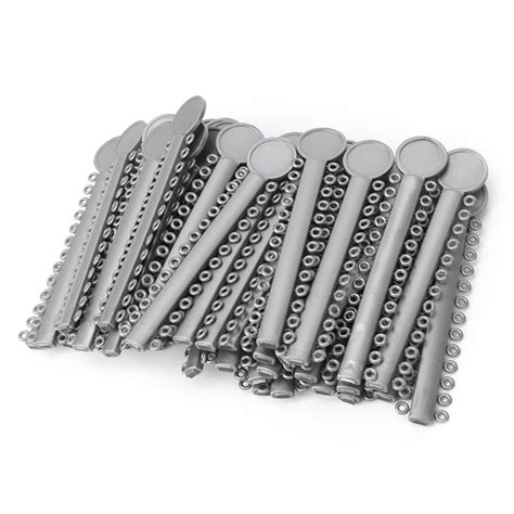 Orthodontic Ligature Ties 40pcs Rounded Dental Ties For Braces Brackets High Elasticity