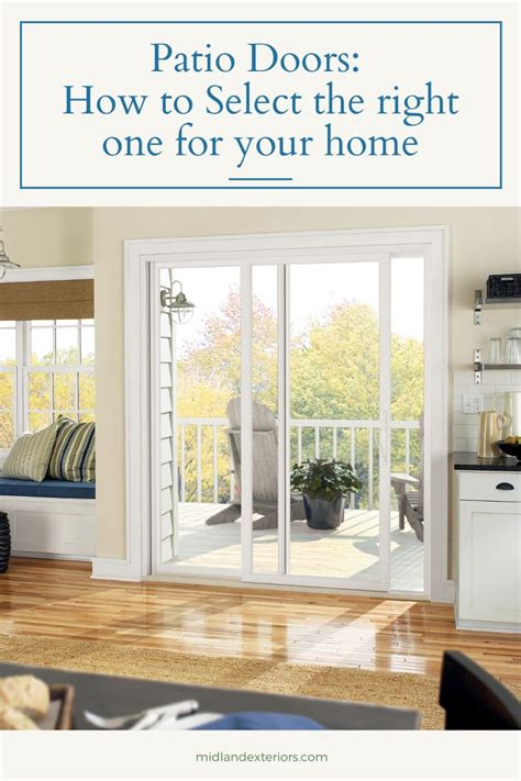 Types Of Patio Doors Tips On Choosing And Installing Your Patio Door In Kansas Outdoor