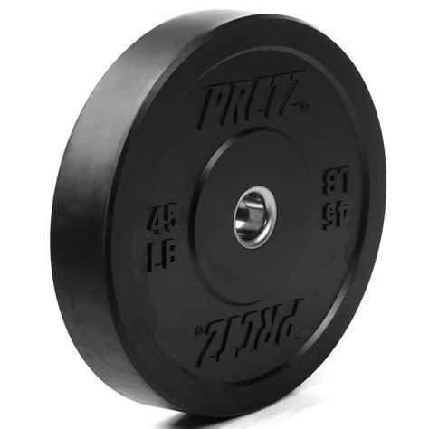 PRCTZ 45 lb Bumper Plate Weight, Fits 2" Diameter Barbell, Available in ...