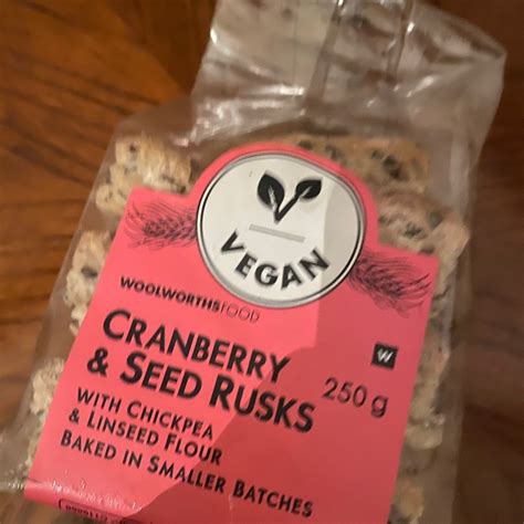 Woolworths Food Cranberry Seed Rusks Reviews Abillion