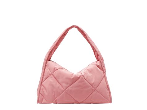 SASOM กระเปา COS Diamond Quilted Shoulder Bag Pink เชคราคาลาสด