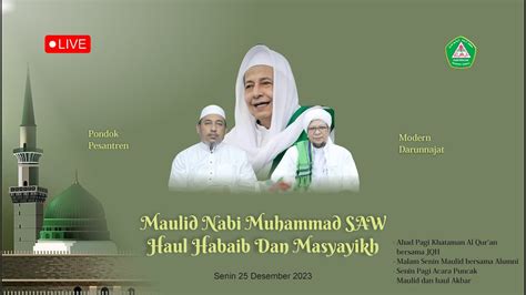 LIVE Pembacaan Maulid Simtudduror Bersama Alumni Dan Santri Dalam