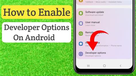 How To Enable Developer Options On Android Turn Off Developer Options