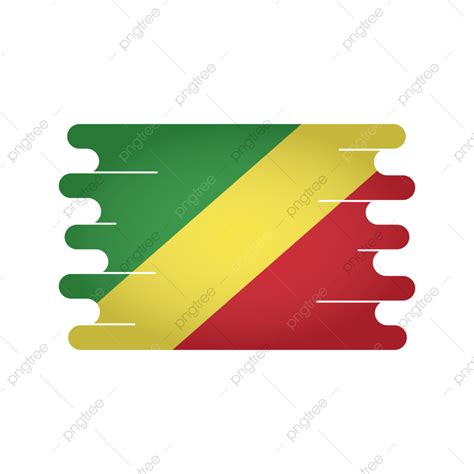 República Congo Bandera Png Vector Diseño Png República Del Congo Bandera Vector Png Y