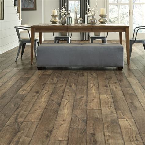 10mm Antique Farmhouse Hickory Laminate Flooring 6.26 in. Wide x 54.45 ...