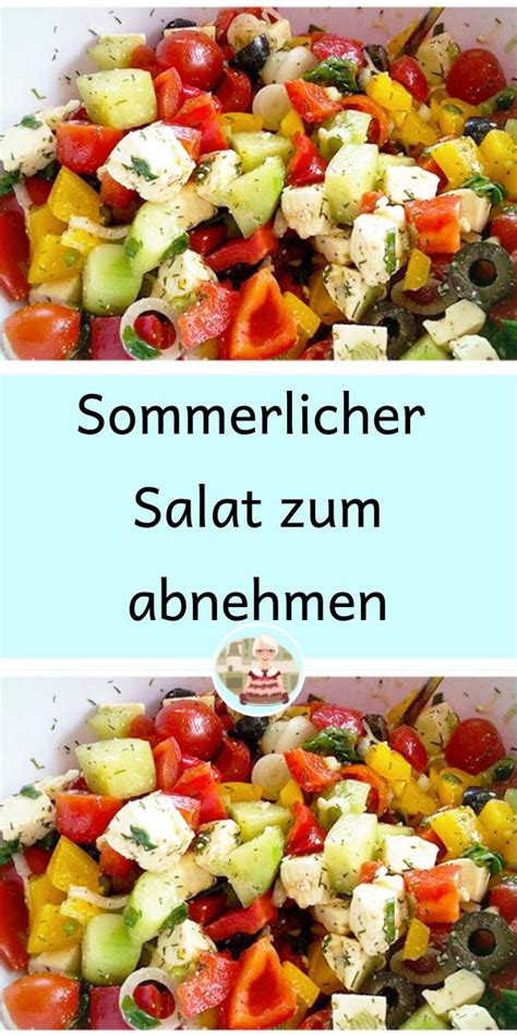 Sommerlicher Salat Zum Abnehmen Salate Rezepte Gesund Leckere Salate