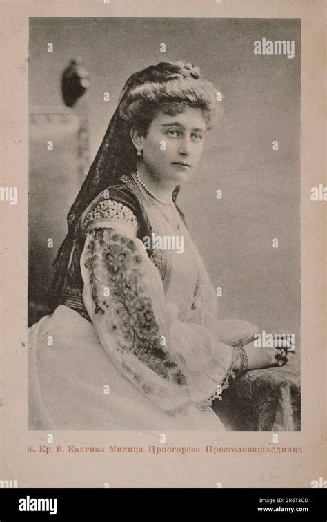 Portrait of Crown Princess Jutta Militza of Montenegro (1880-1946 ...