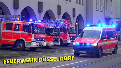 Einsatzfahrten Feuerwehr D Sseldorf Berufs Freiwillige Feuerwehr