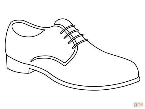 Men S Shoe Emoji Coloring Page Free Printable Coloring Pages