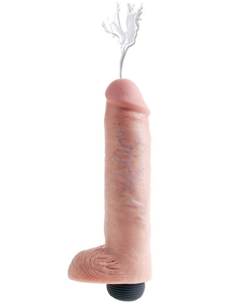 Dildo King Cock Jaculant Avec Testicules