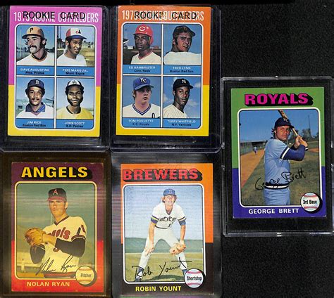 Lot Detail 1975 Topps Baseball Card Complete Set Of 660 Cards W