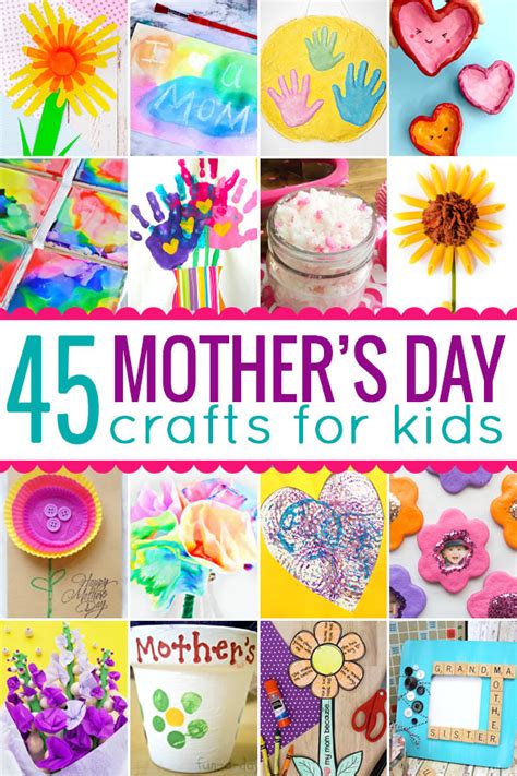 45+ Mothers Day Craft Ideas for Kids | Mothers day crafts for kids ...