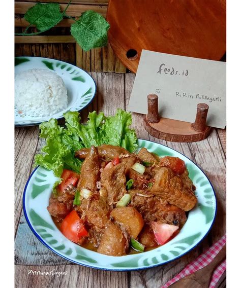 Resep Semur Ayam Tahu Kentang dari @ririn.nurbayani