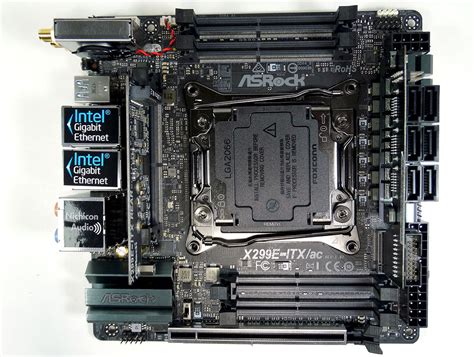 Asrock X E Itx Ac Motherboard Review Board Layout Techpowerup