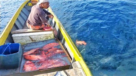 Mancing Di Spot Yang Berhantu Dan Angker Lagi Asyik Strike Ikan Kerapu