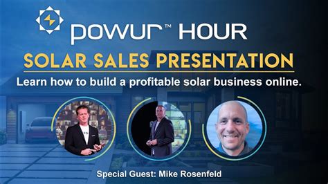 Powur Hour Solar Sales Presentation Youtube