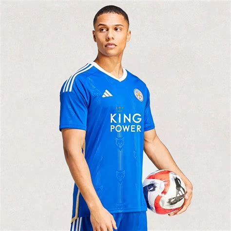 Leicester City Home 2324 Jersey Goal Ninety