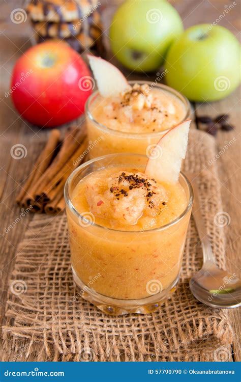 Apple Smoothie Stock Photo Image Of Beverage Health 57790790