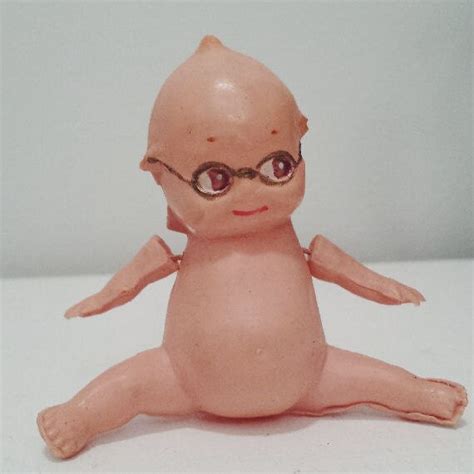 Vintage Celluloid Kewpie Doll Sitting With By Danushascollectibles