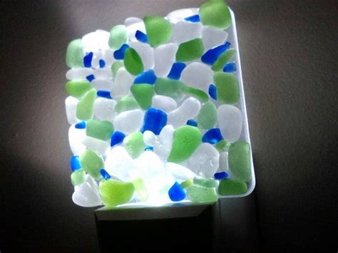 Sea Glass Night Light Led Night Light Sea Glass