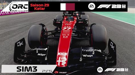 F1 23 F1 ESports ORC Katar SIM 3 YouTube