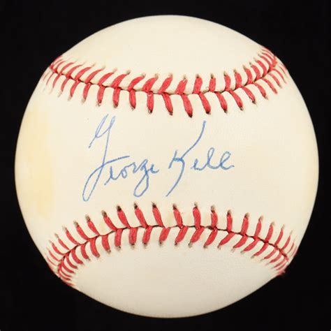 George Kell Detroit Tigers And Hall Of Famer Signed Oal Baseball With