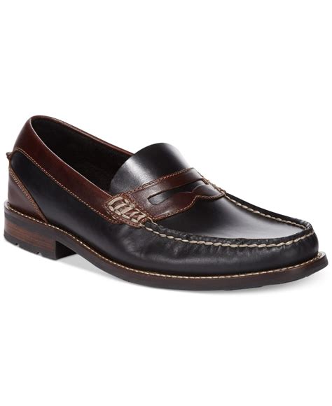 Sperry Top Sider Essex Penny Loafers In Black For Men Lyst