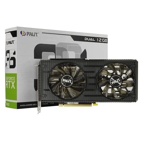 Видеокарта Palit Geforce Rtx 3060 Dual 12 Гб Gddr6 192 Бит Gpu Boost