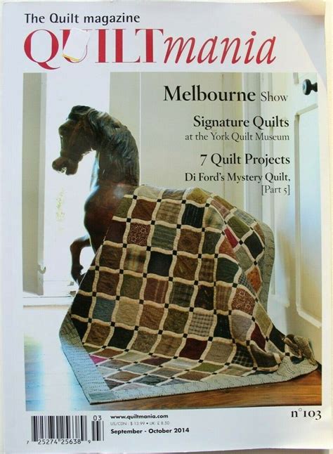 Quiltmania Patchwork Quilting Magazine Sewing Patterns Book 103 Ebay