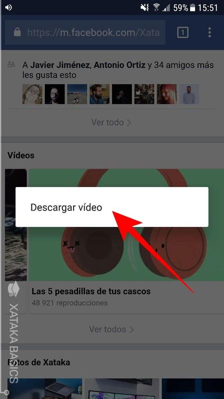 Cómo descargar vídeos de Facebook desde móvil Android Tutorial sin