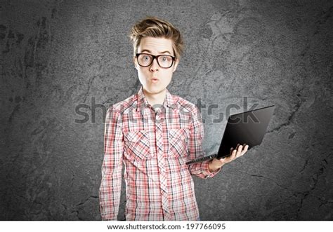 Computer Nerd Stock Photo Edit Now