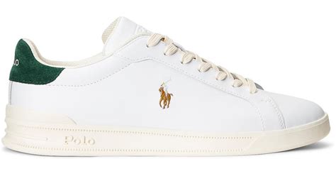 Polo Ralph Lauren Hrt Ct Ii Shoes In White For Men Lyst