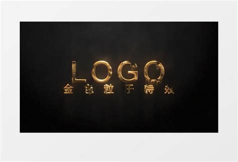 金色粒子汇聚闪耀logo片头动画ae模板视频素材下载aep格式熊猫办公