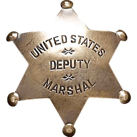 United States Deputy Marshal Badge