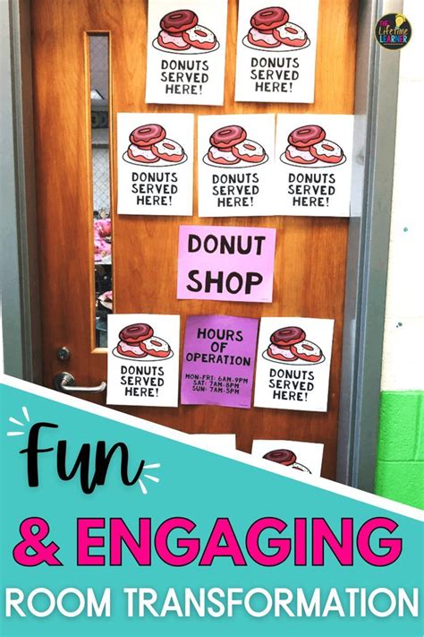 This Picture Shows A Classroom Decorated For A Donut Shop Classroom