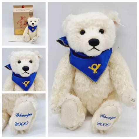 STEIFF SCHAMPUS TEDDYBÄR 2000 limitiert 1500 Stück 32cm EAN 995705