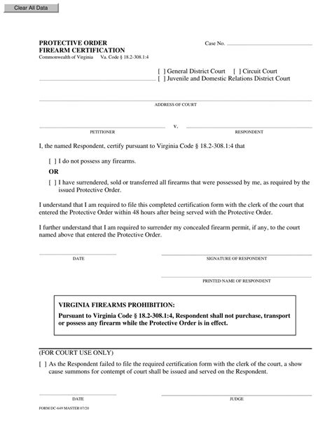 Form Dc 649 Fill Out Sign Online And Download Fillable Pdf Virginia Templateroller