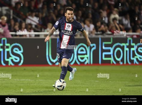 Lionel Messi Of PSG During The French Championship Ligue 1 Football