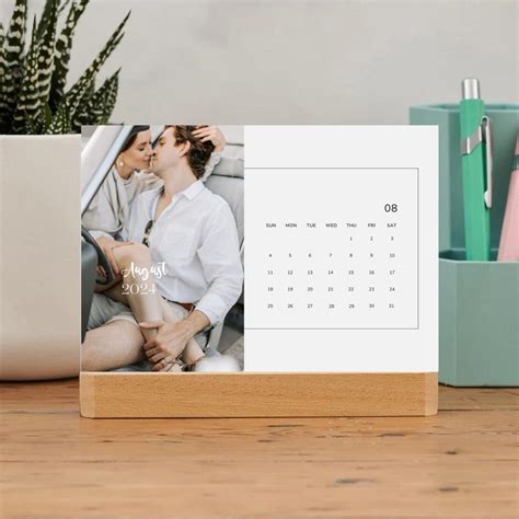 Minimalist Desk Calendar 2024 2024 Desk Calendar Template Fully ...