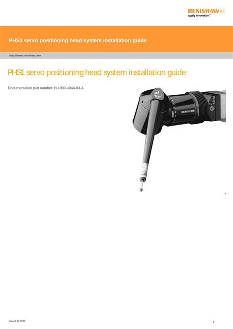 Pdf Phs1 Servo Positioning Head System Installation Guide Dokumen Tips