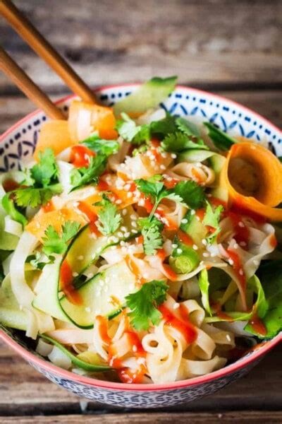 Easy Nutty Noodle Salad Nicky S Kitchen Sanctuary