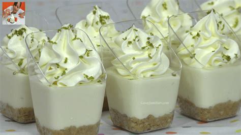 Mesa De Postres Cheesecake De Limón En Vasitos Recetas En Casayfamiliatv