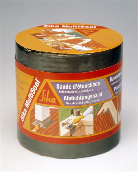 Bande d étanchéité autocollante à froid Sika Multiseal gris 20 cm x 3 m