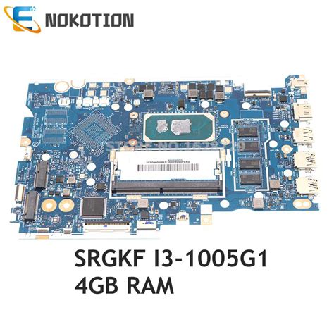 NOKOTION For Lenovo IdeaPad 3 15IIL05 Motherboard SRGKF I3 1005G1 4G