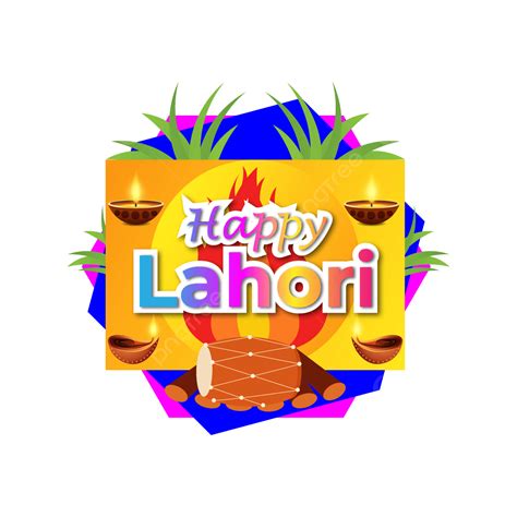 Lohri Festival Vector Hd Images Happy Lohri Festival Lahori Happy