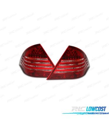 FEUX ARRIÈRE POUR MERCEDES CLASSE E W211 02 06 LED ROUGE