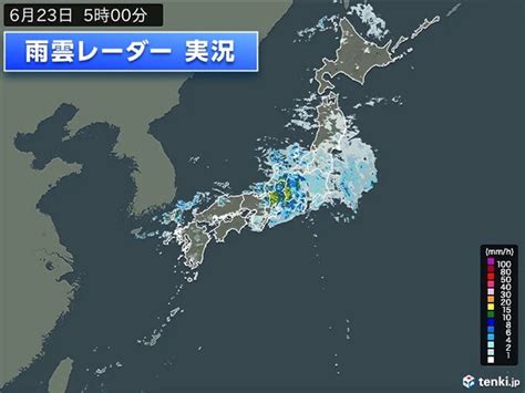 今日23日 西〜東日本の広い範囲で警報級の大雨 北陸の被災地では土砂災害に警戒tenkijp Goo ニュース