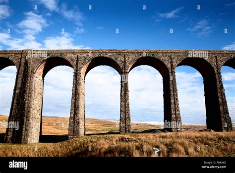 Arches Of The Ribblehead Viaduct Ribblehead Yorkshire Dales England