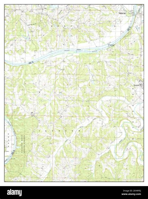 Westphalia West Missouri Map 1987 124000 United States Of America